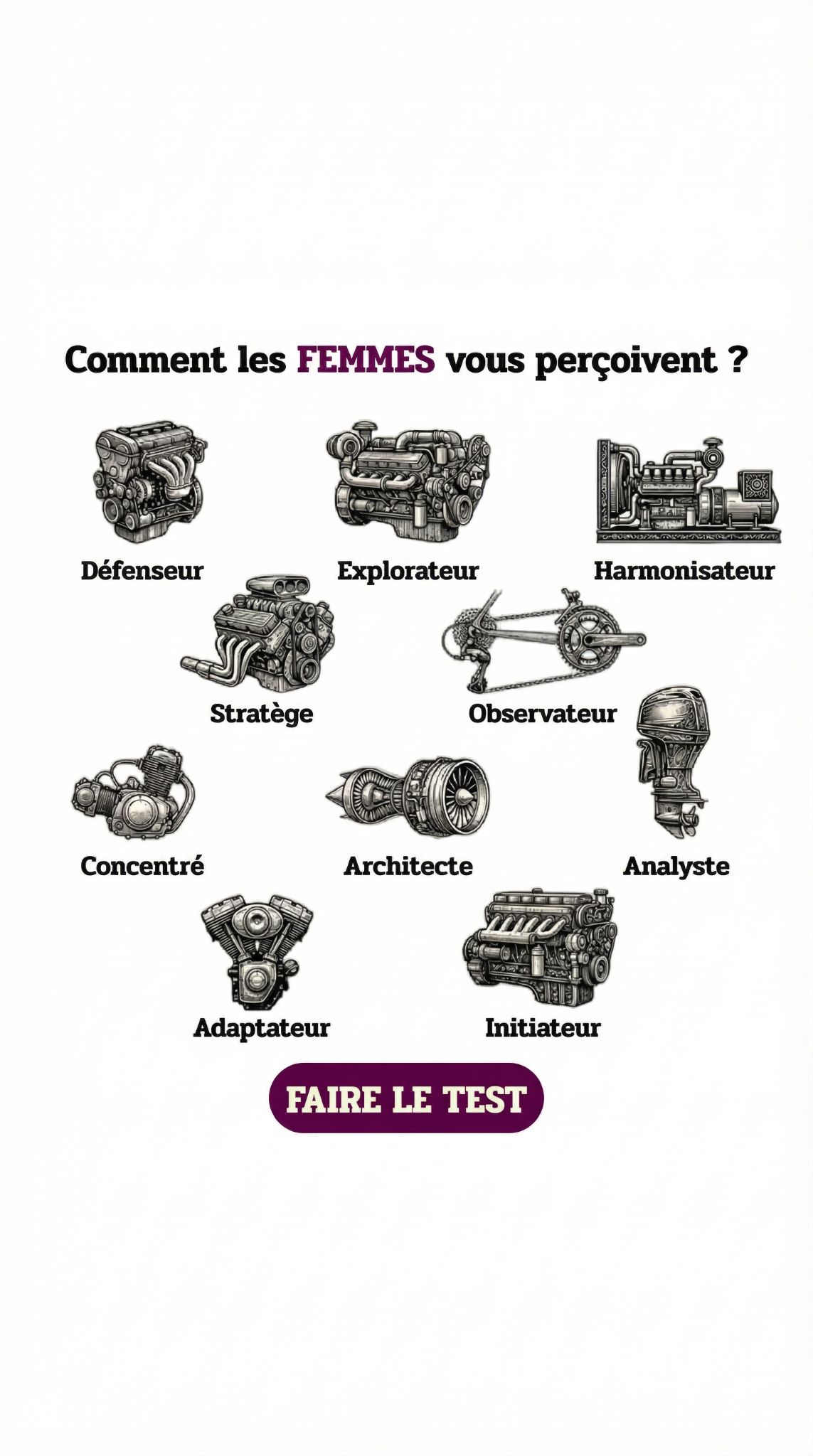 Personality Type Facebook ad