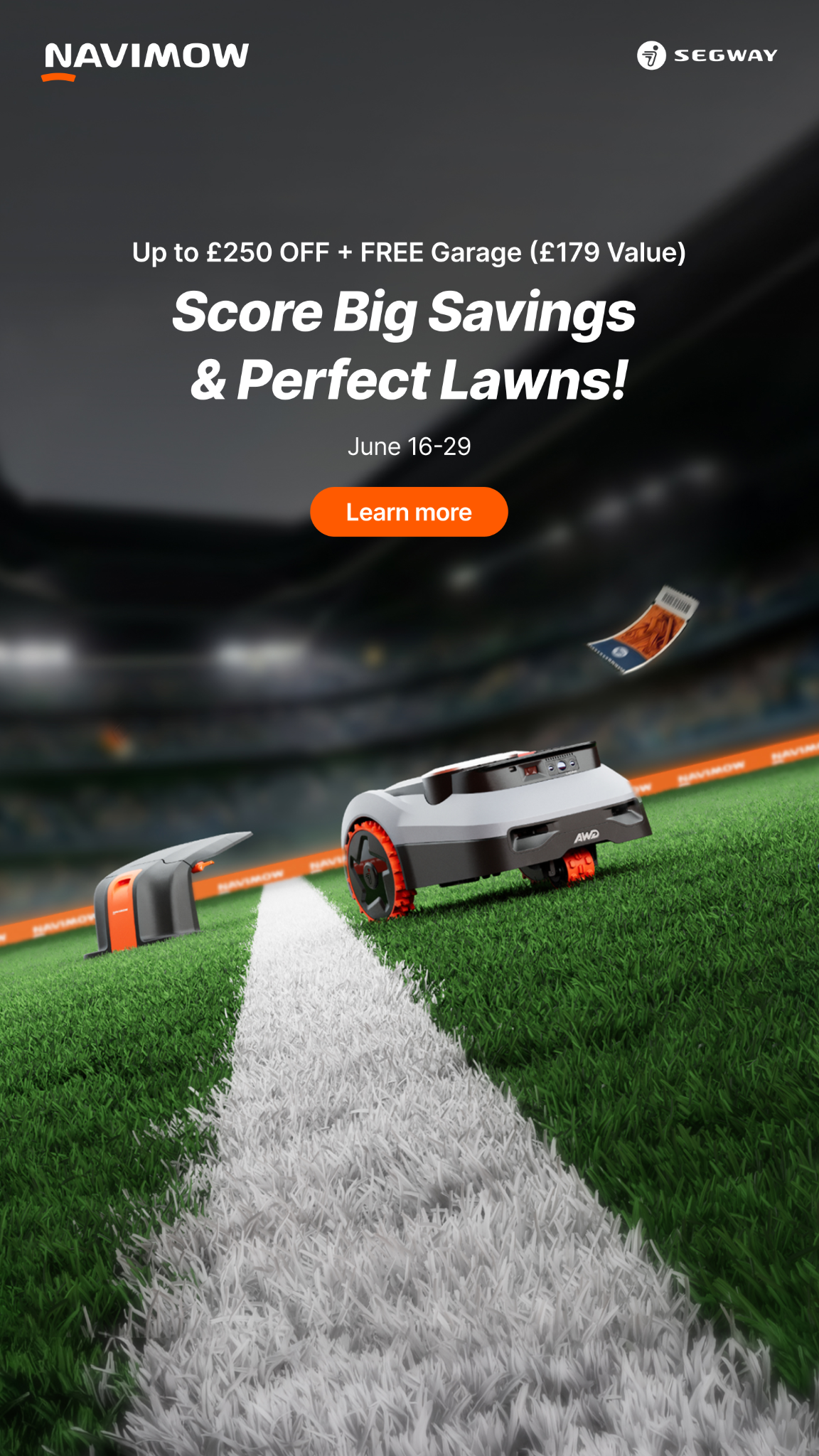 Segway Navimow Facebook ad from Jun 16, 2026