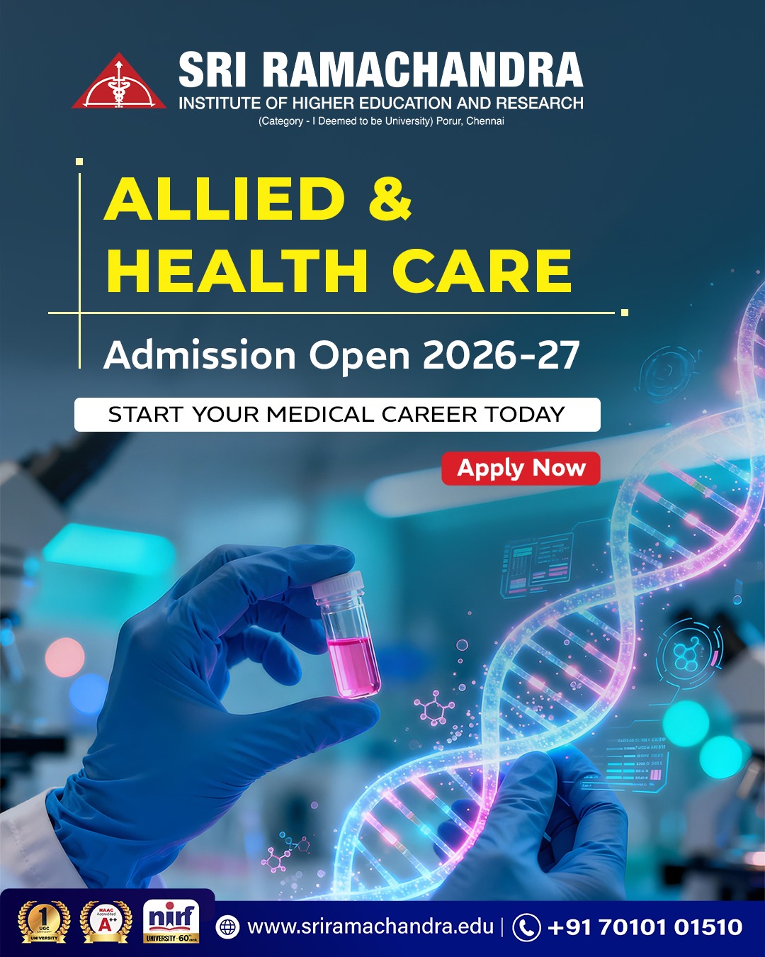 Sri Ramachandra Institute of Higher Education And Research Facebook ad