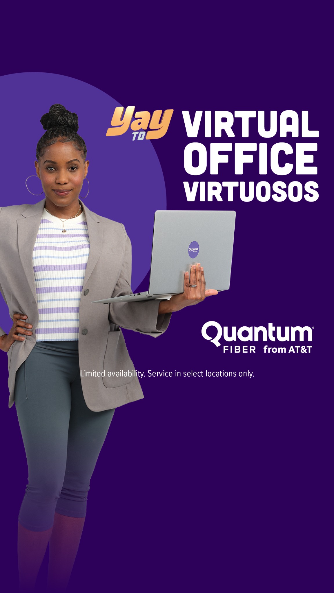 Quantum Fiber Facebook ad from Aug 6, 2026