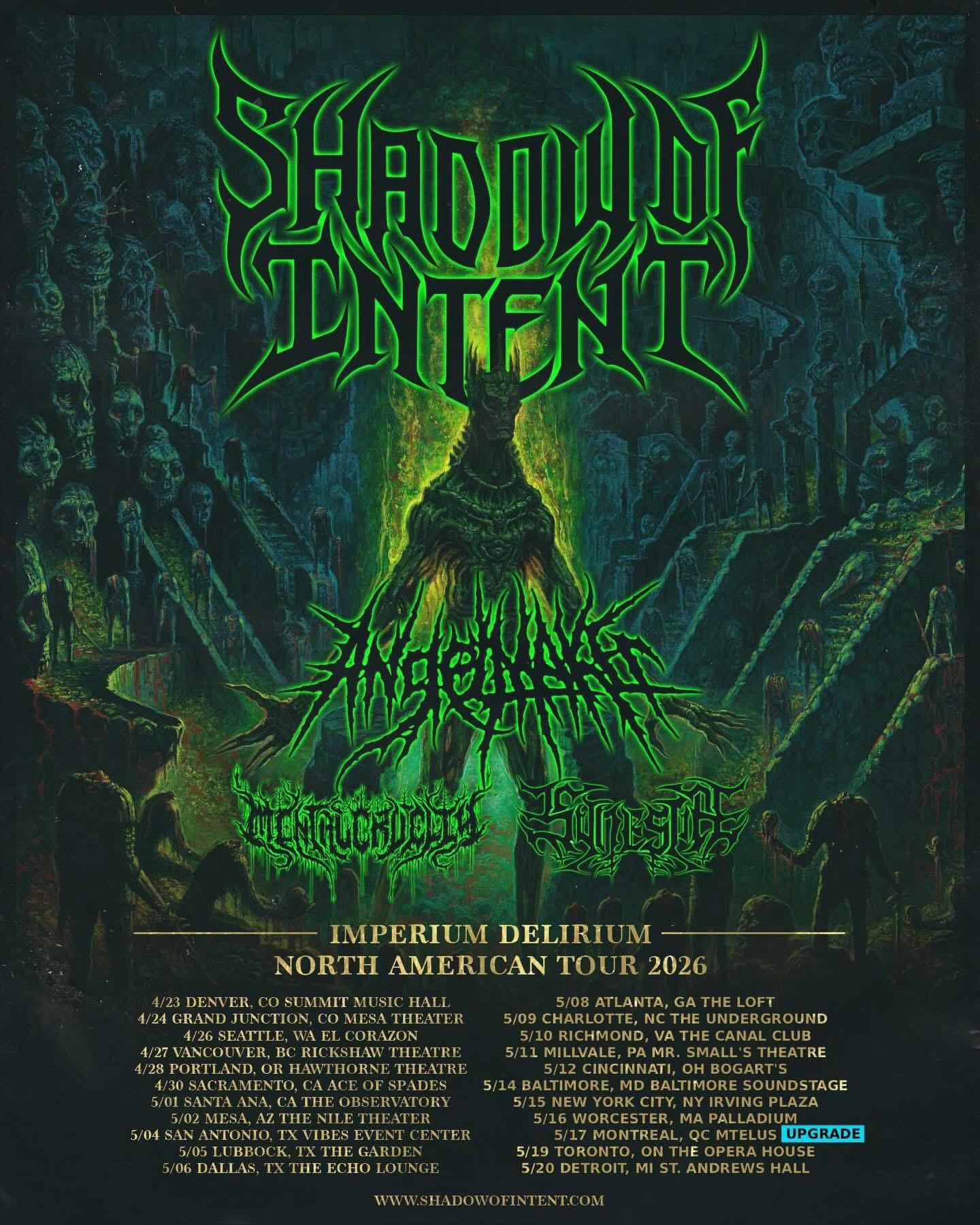 Shadow Of Intent Facebook ad: SHADOW OF INTENT - North America 2026