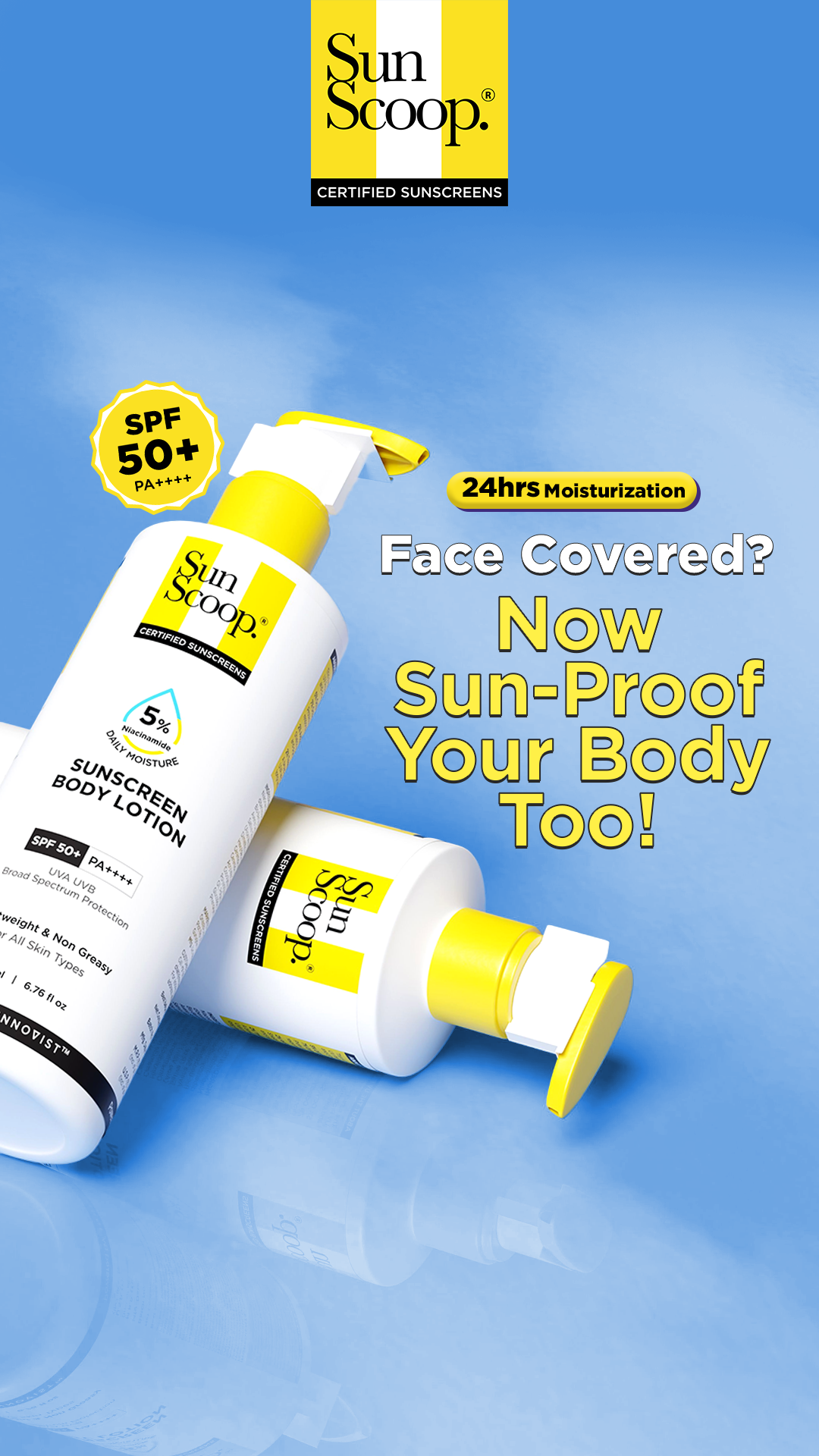 Sunscoop SPF Facebook ad
