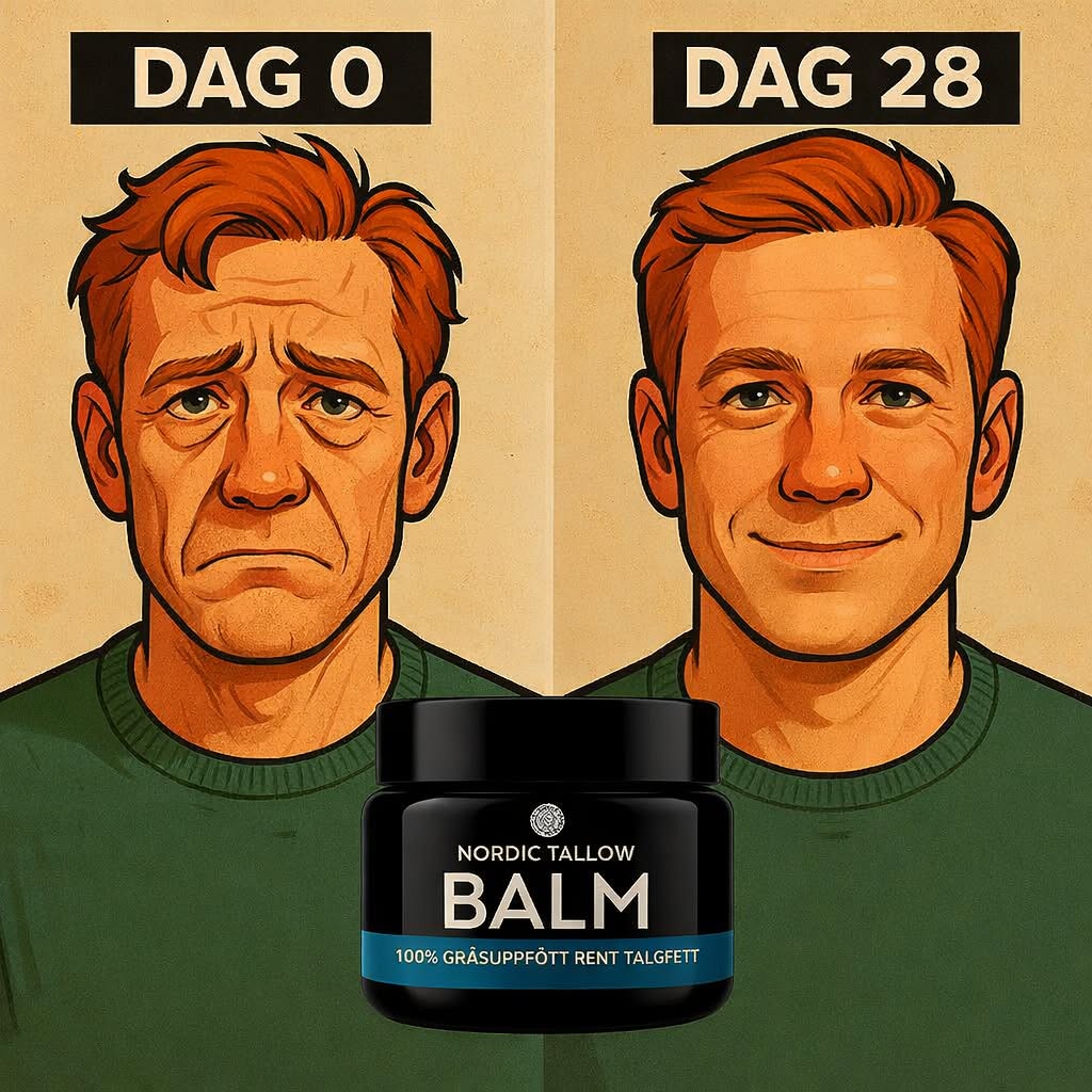 Nordic Tallow Sweden Facebook ad: Har din hud sett trött ut på sistone?