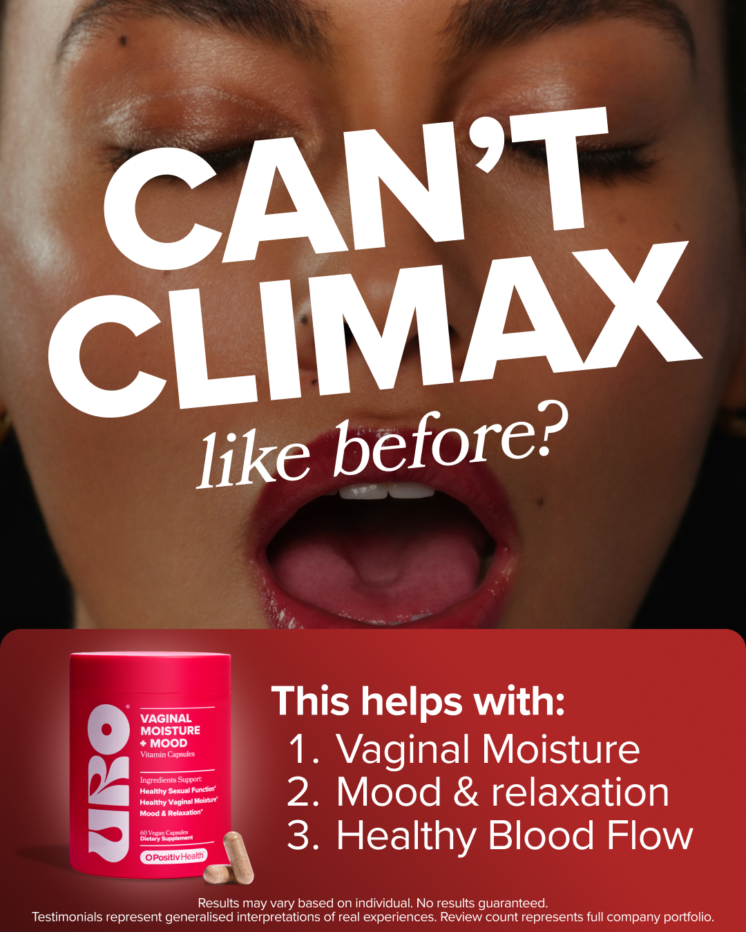 URO Facebook ad: For a Healthier Sex Life