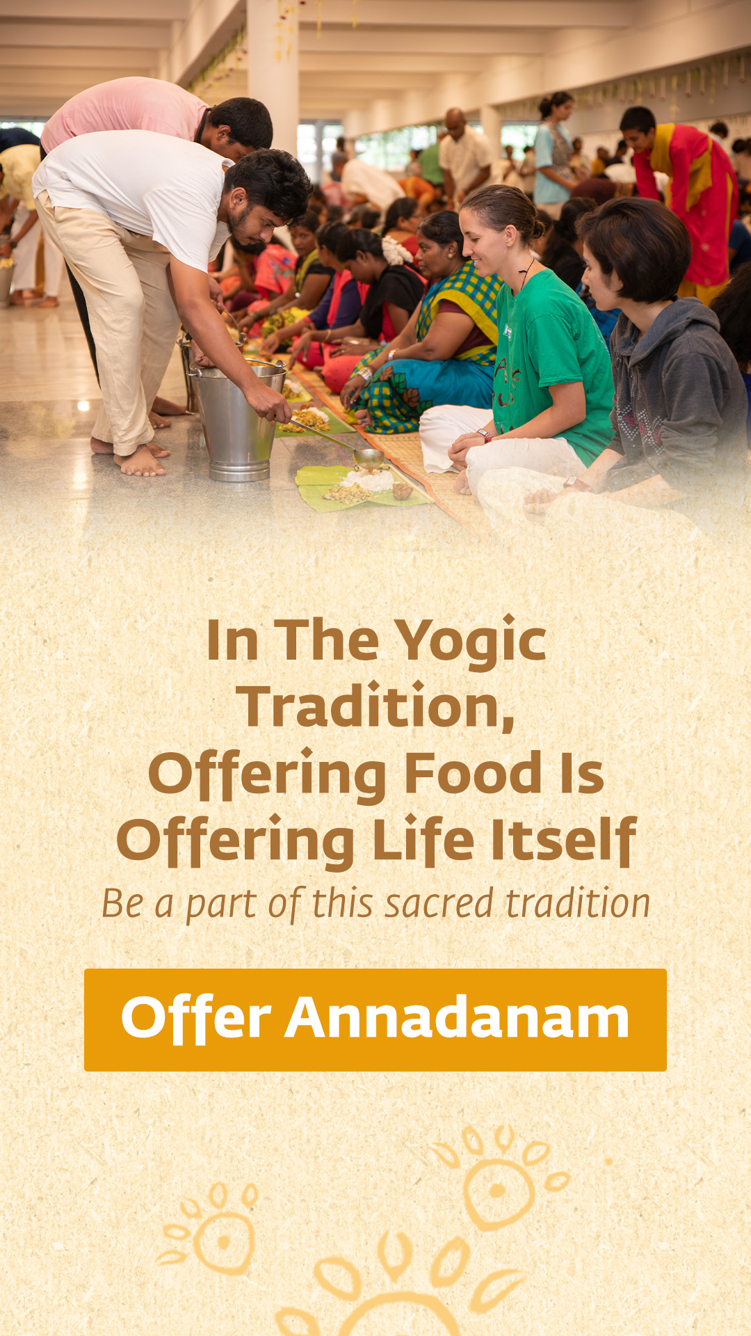 Isha Foundation Facebook ad