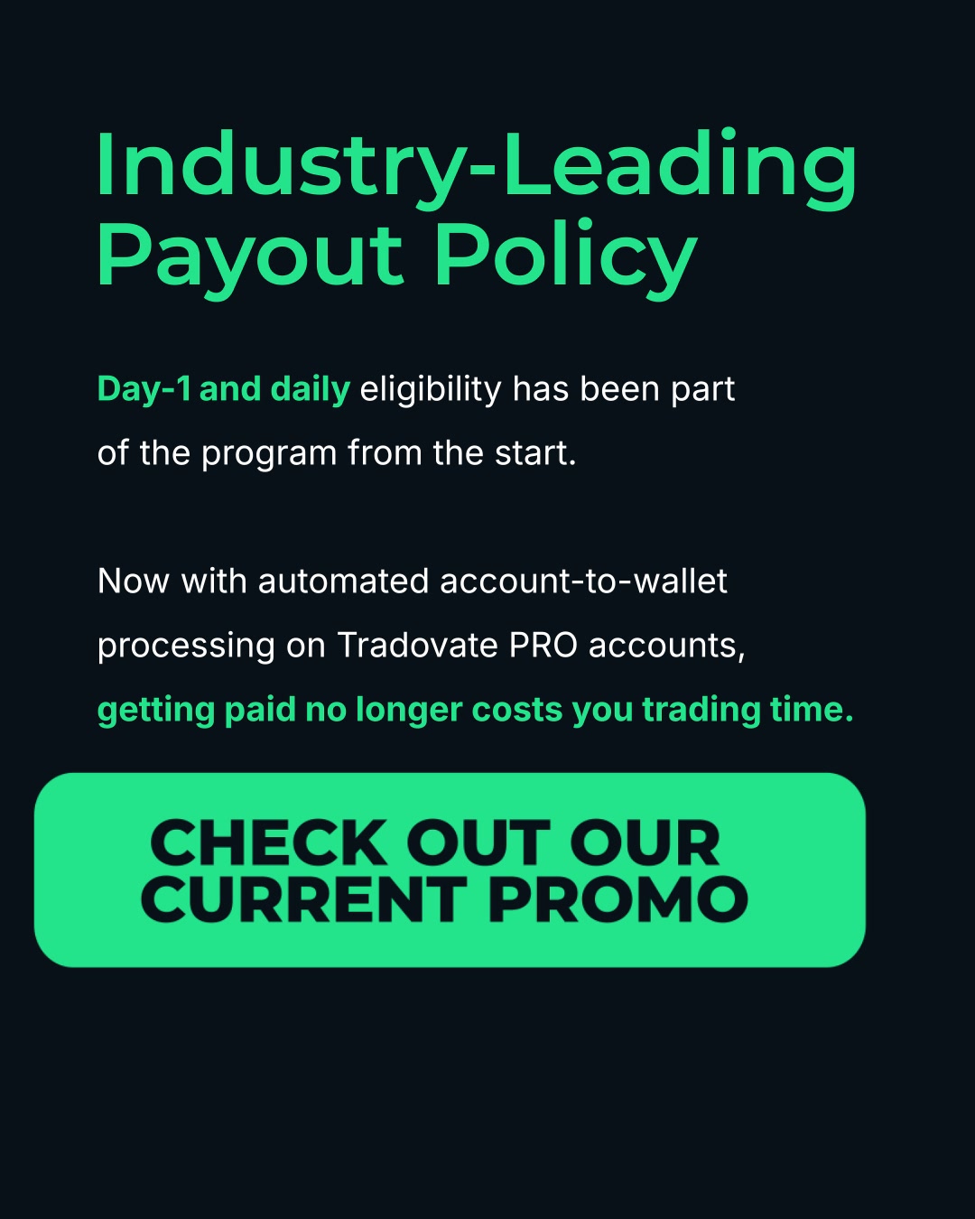 Take Profit Trader Facebook ad: #1 Live-Market Prop Payout Policy
