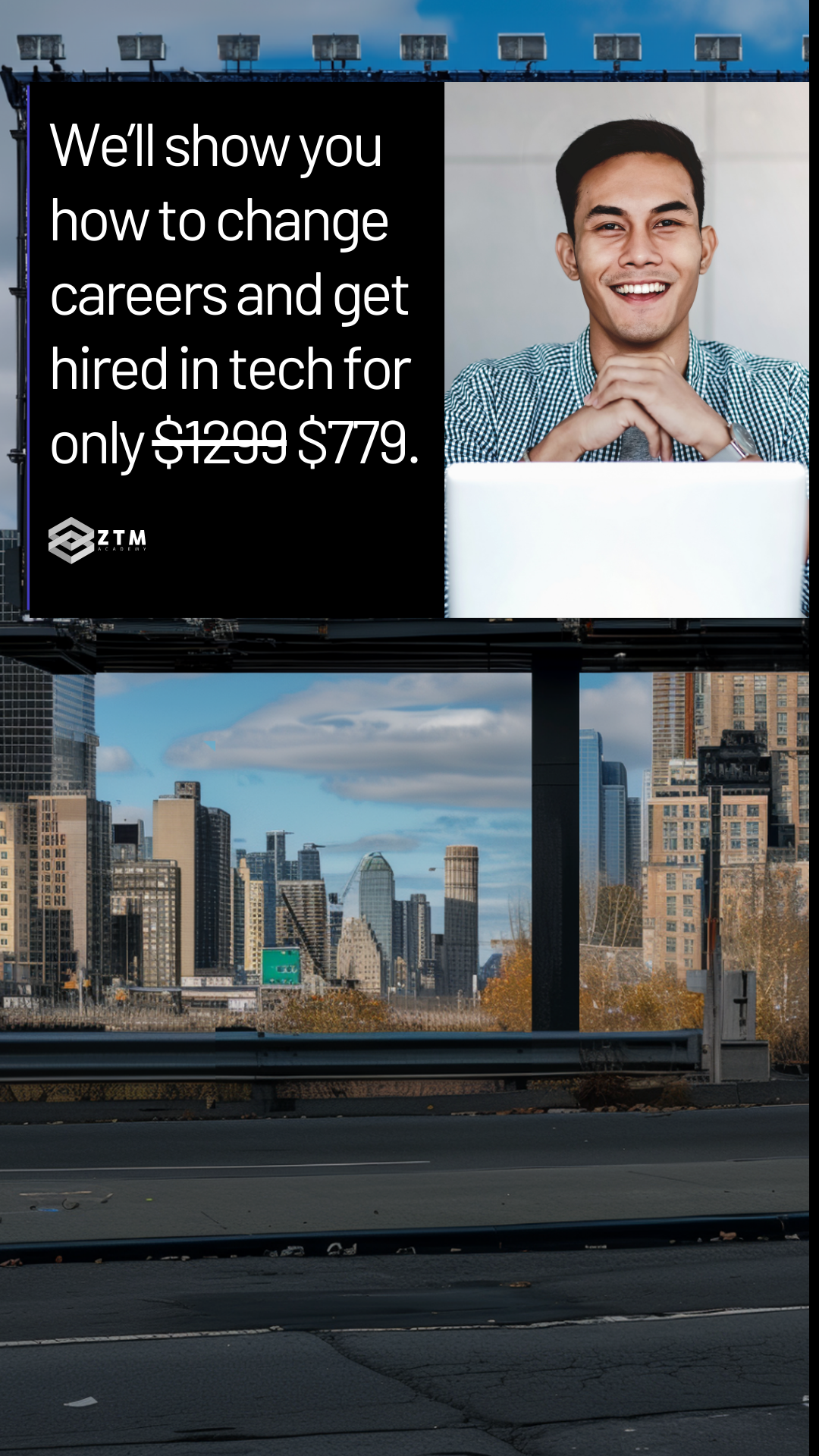Zero To Mastery Facebook ad