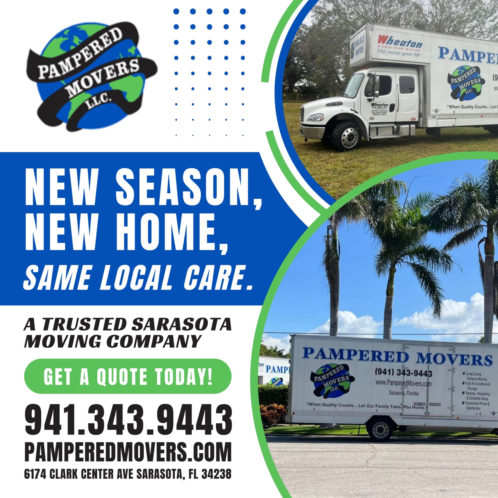 Pampered Movers: Your Moving, Packing and Storage Specialist Facebook ad