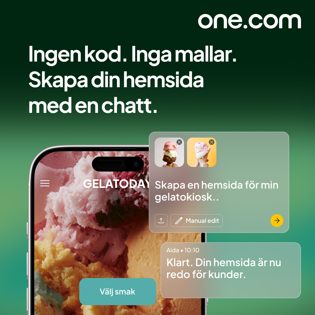 one.com Facebook ad