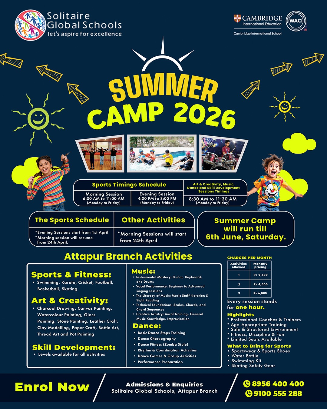 Solitaire Global Schools Facebook ad: The Ultimate Summer Camp 2026 is Here!