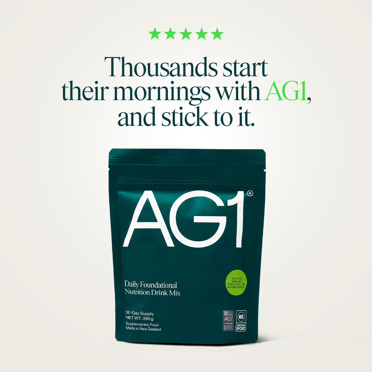 AG1 by Athletic Greens Facebook ad