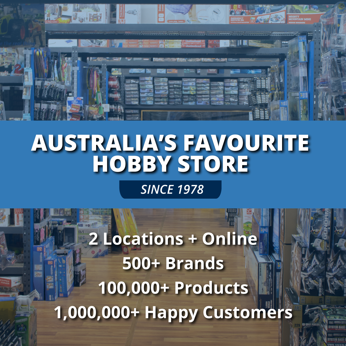 Frontline Hobbies Facebook ad: Hobby Heaven