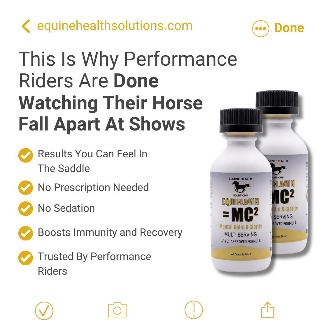 Equine Health Solutions Facebook ad