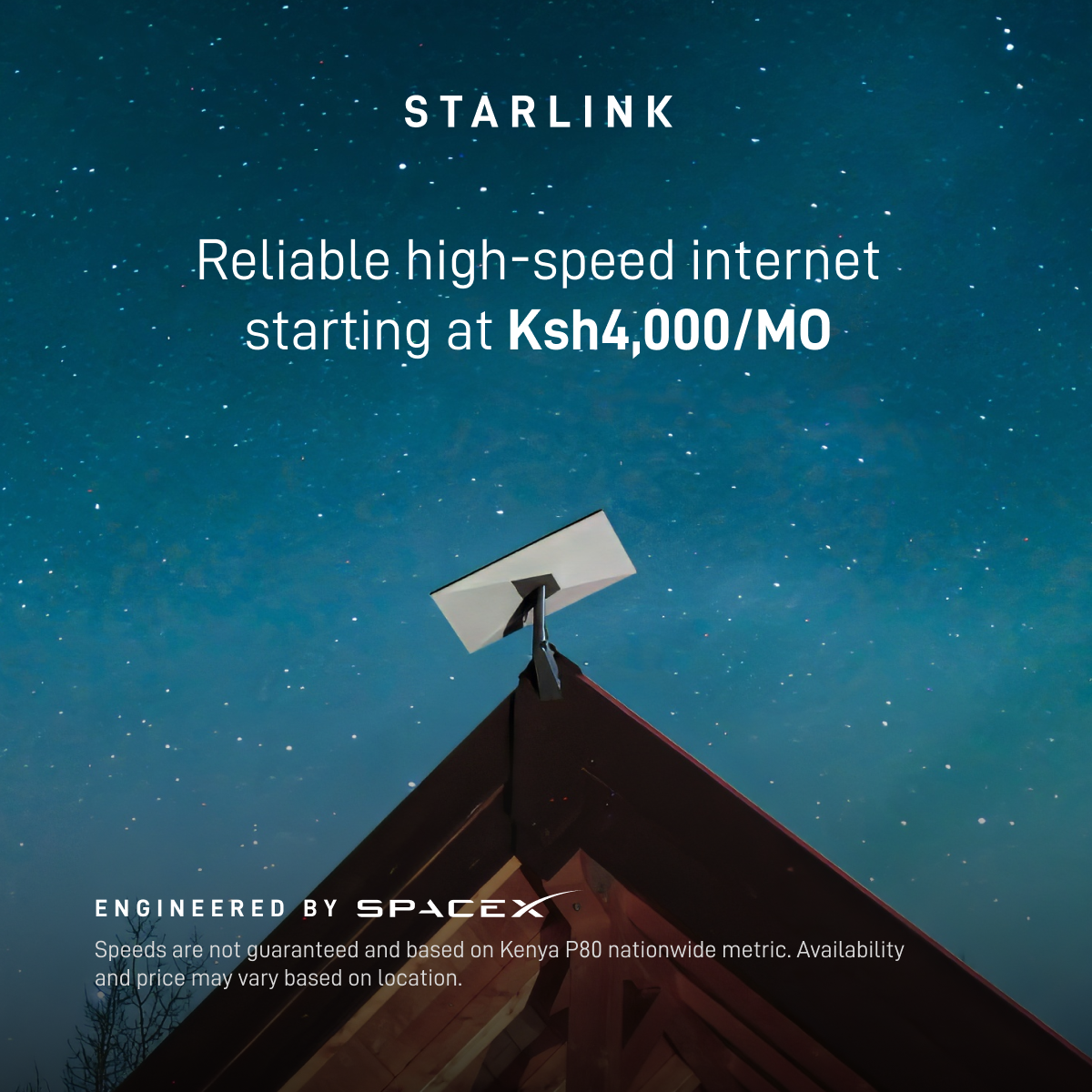 Starlink Facebook ad