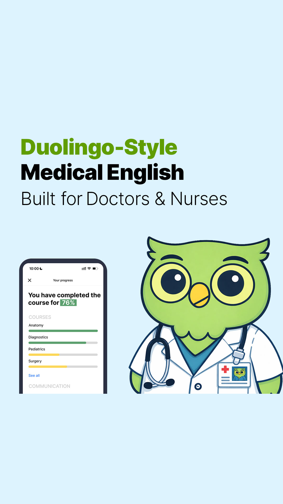 Medical English for Doctors & Nurses - Doxa Facebook ad from Jul 1, 2026