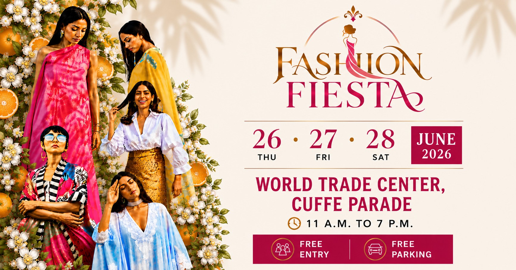 Fashion Affair Facebook ad: FASHION FIESTA EXHIBITION | 26 - 27 - 28 JUNE at WORLD…