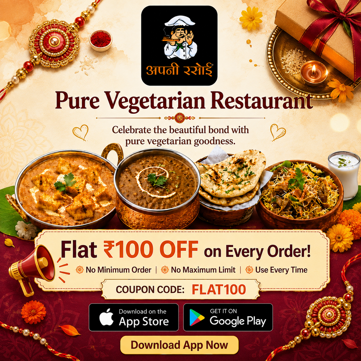 Apni Rasoi Facebook ad