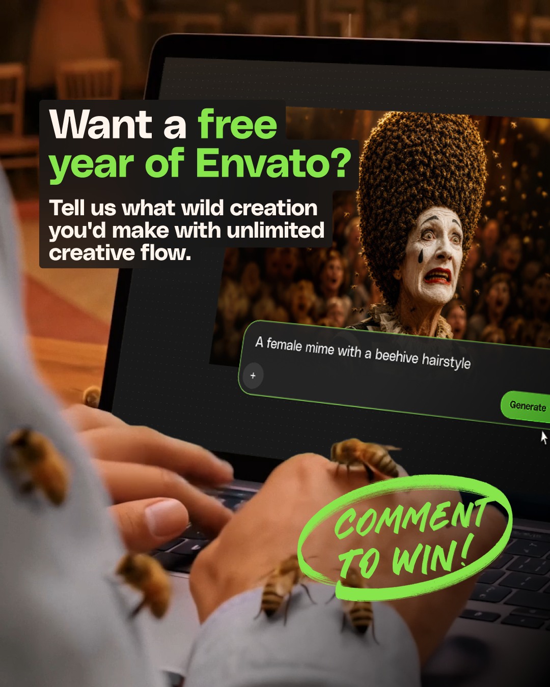 Envato Facebook ad