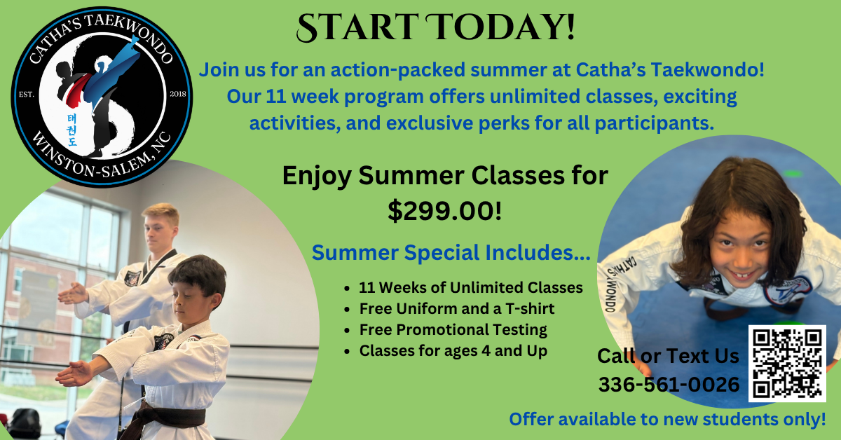 Catha's TaeKwondo Facebook ad