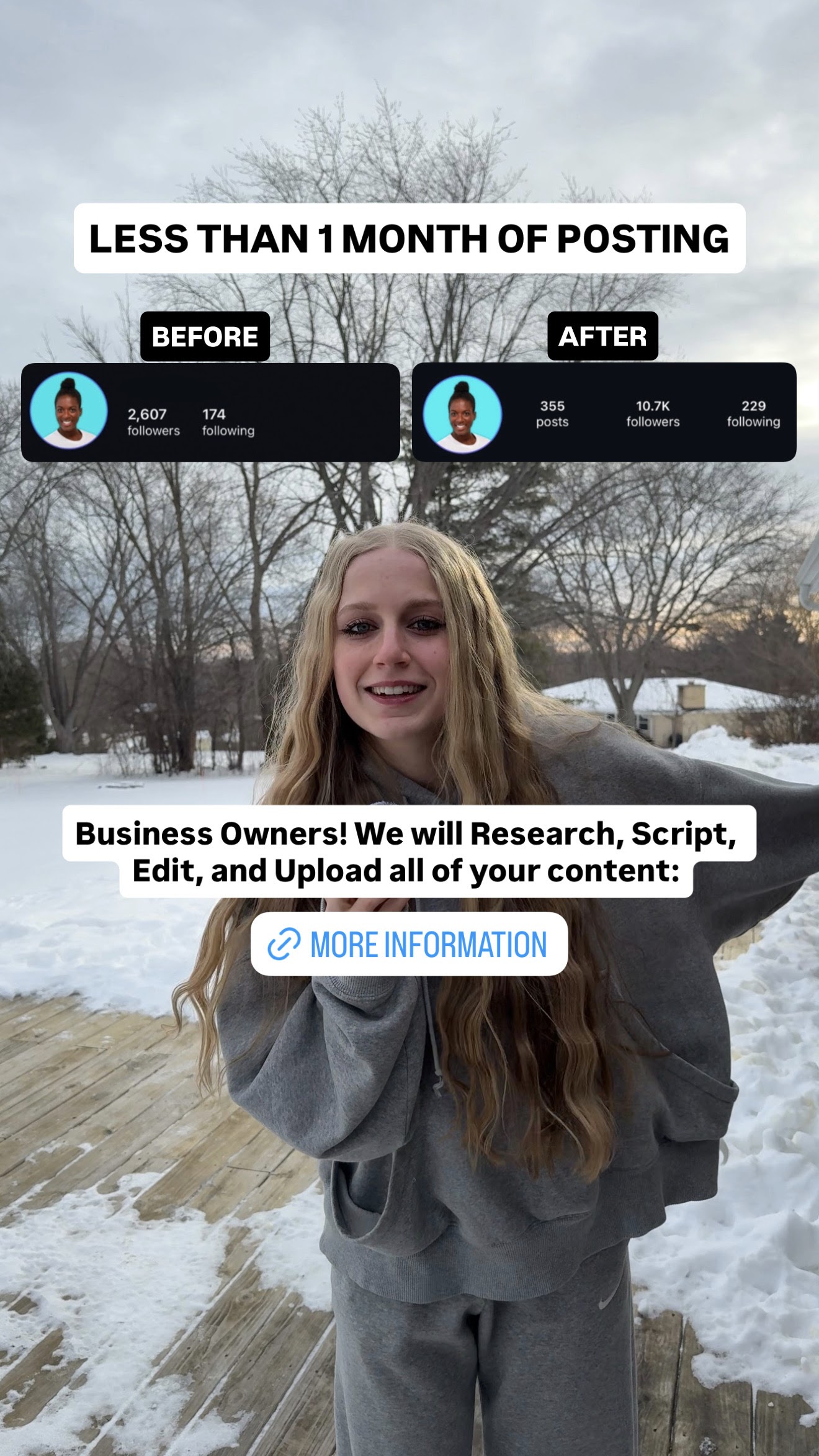 Personal Brand Launch Facebook ad: Social Media Management Packages