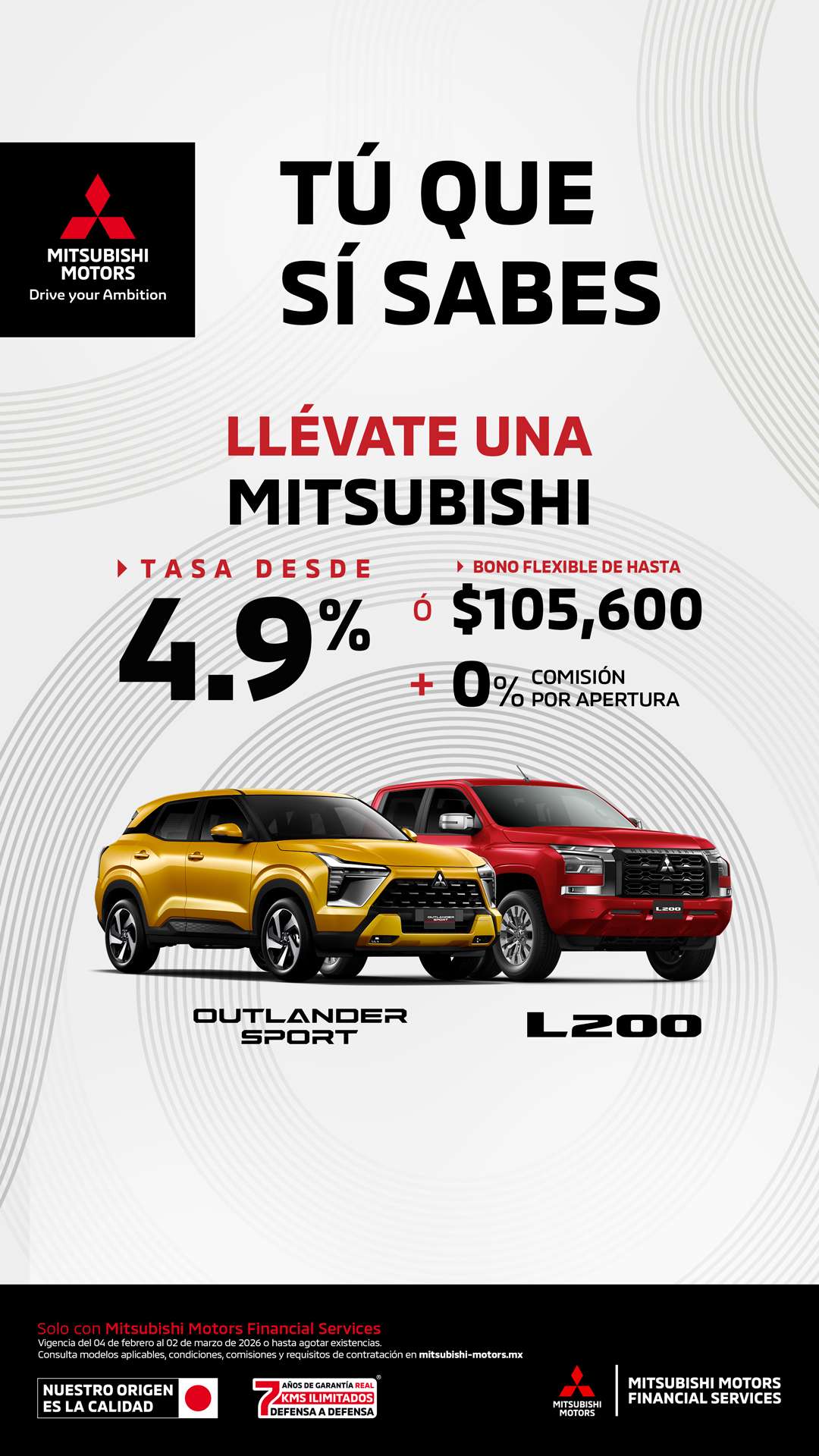 Mitsubishi San Luis Potosí Facebook ad from Feb 22, 2026