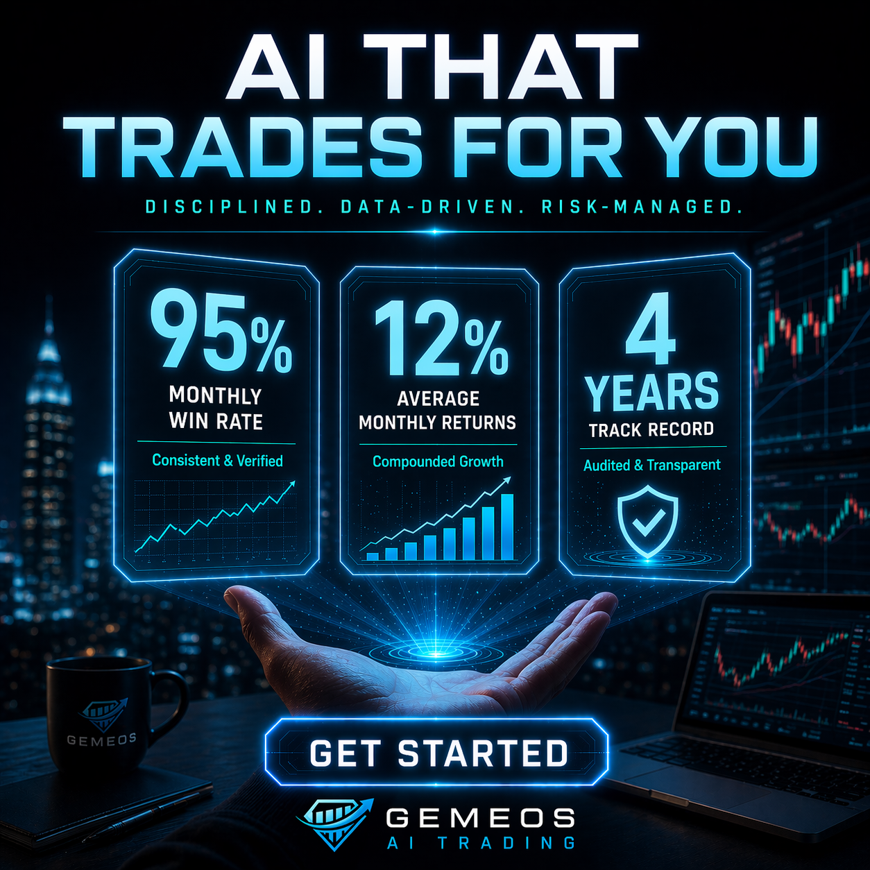 Edgar Ai Trade Facebook ad: Hands-Off Trading With Oversight