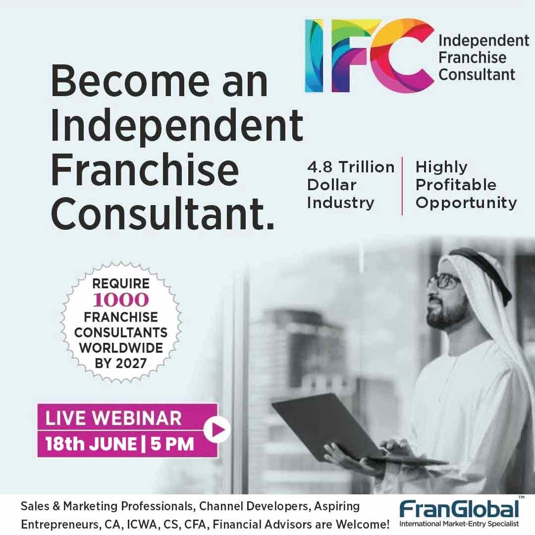 FranGlobal Facebook ad: Become an Independent Franchise Consultant