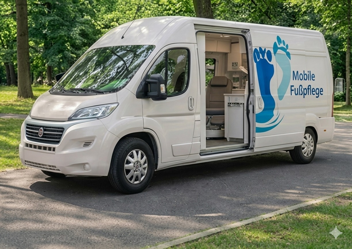 Dein Wunschmobil Facebook ad: Fußpflege-Mobil kaufen und sofort Geld verdienen