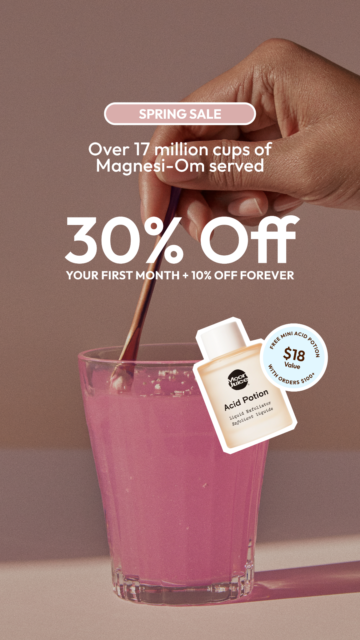 Moon Juice Facebook ad