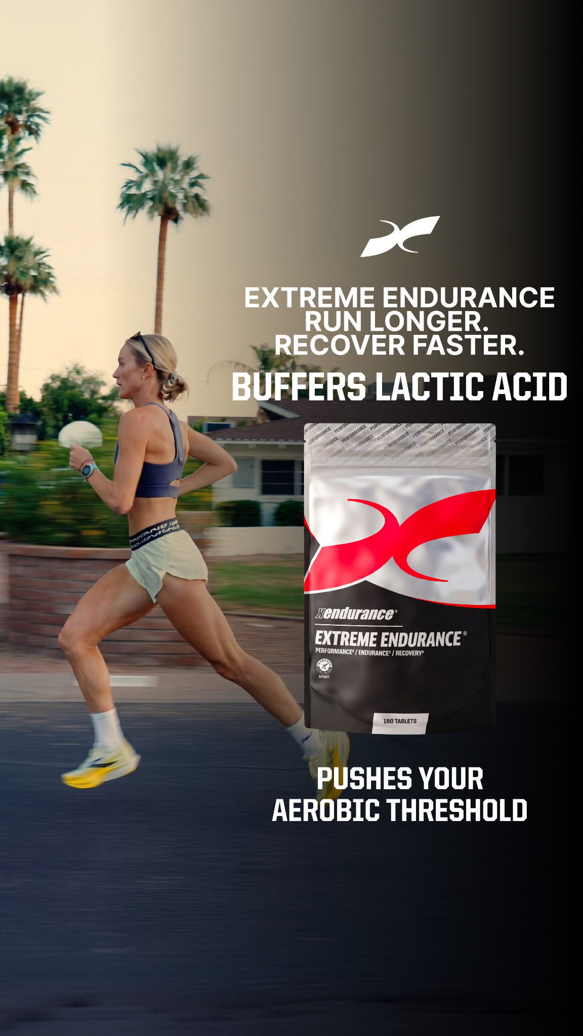 Xendurance Facebook ad: Increase Athletic Performance