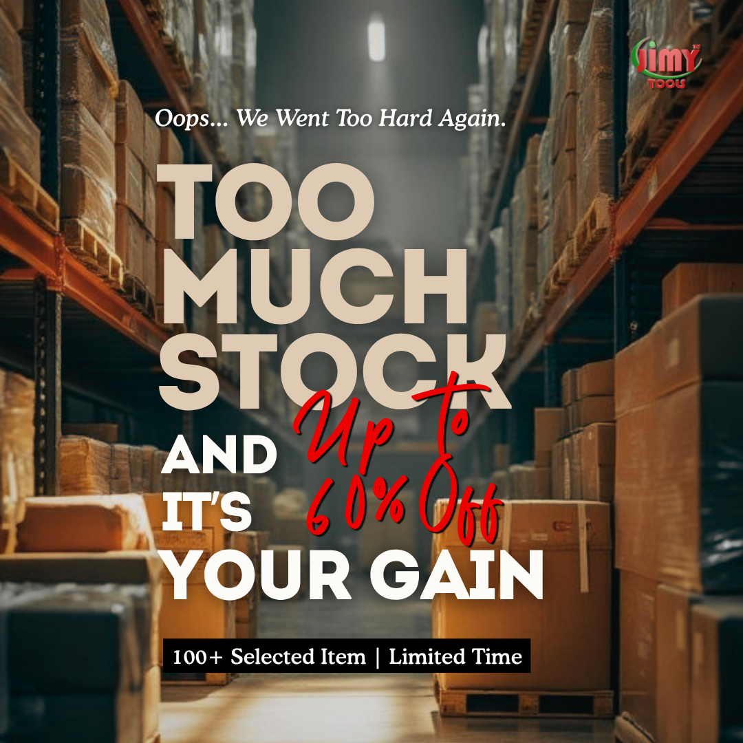 Jimy Tools & Equipment Facebook ad: See What’s New in Overstock?
