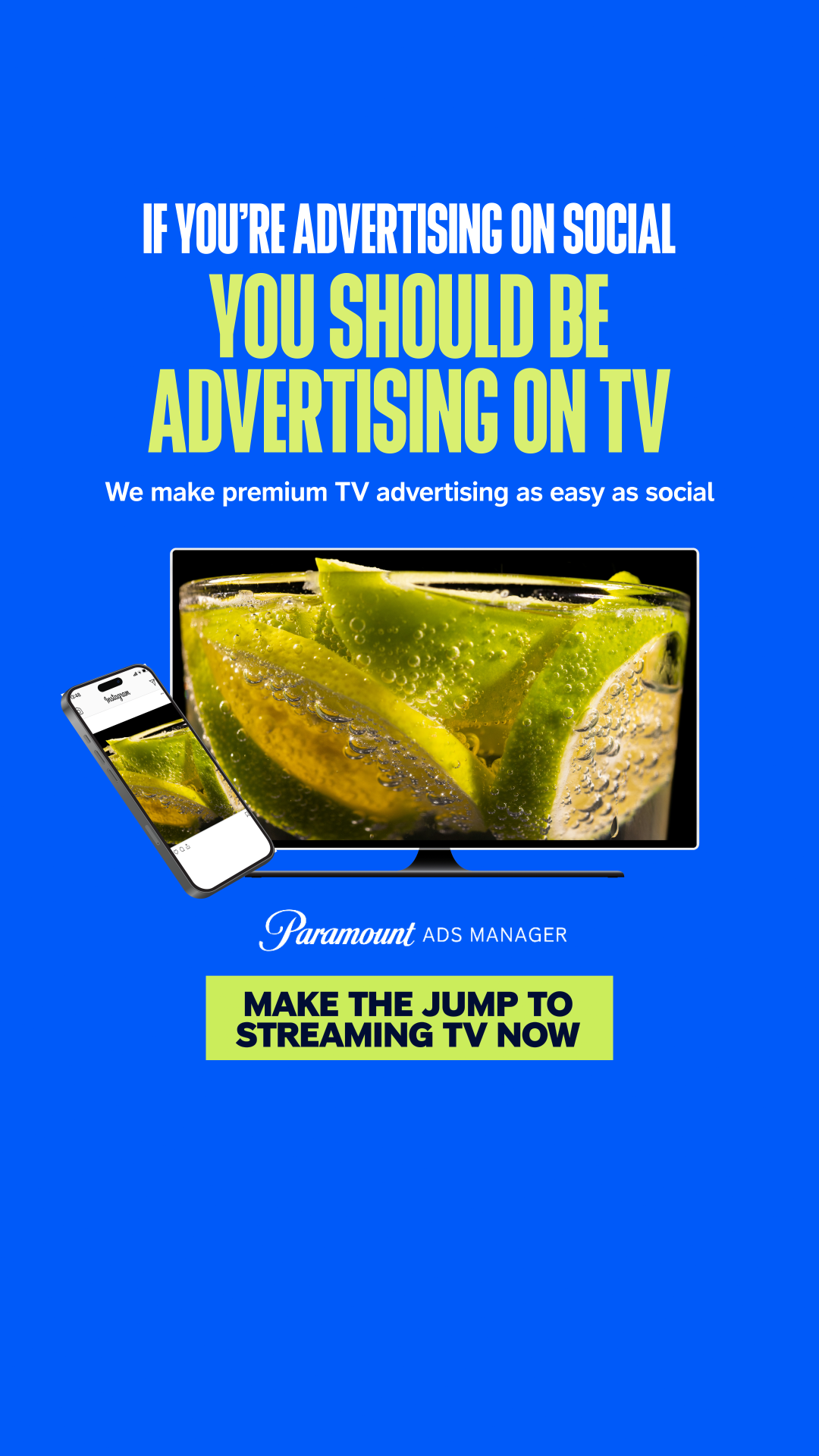 Paramount Ads Manager Facebook ad