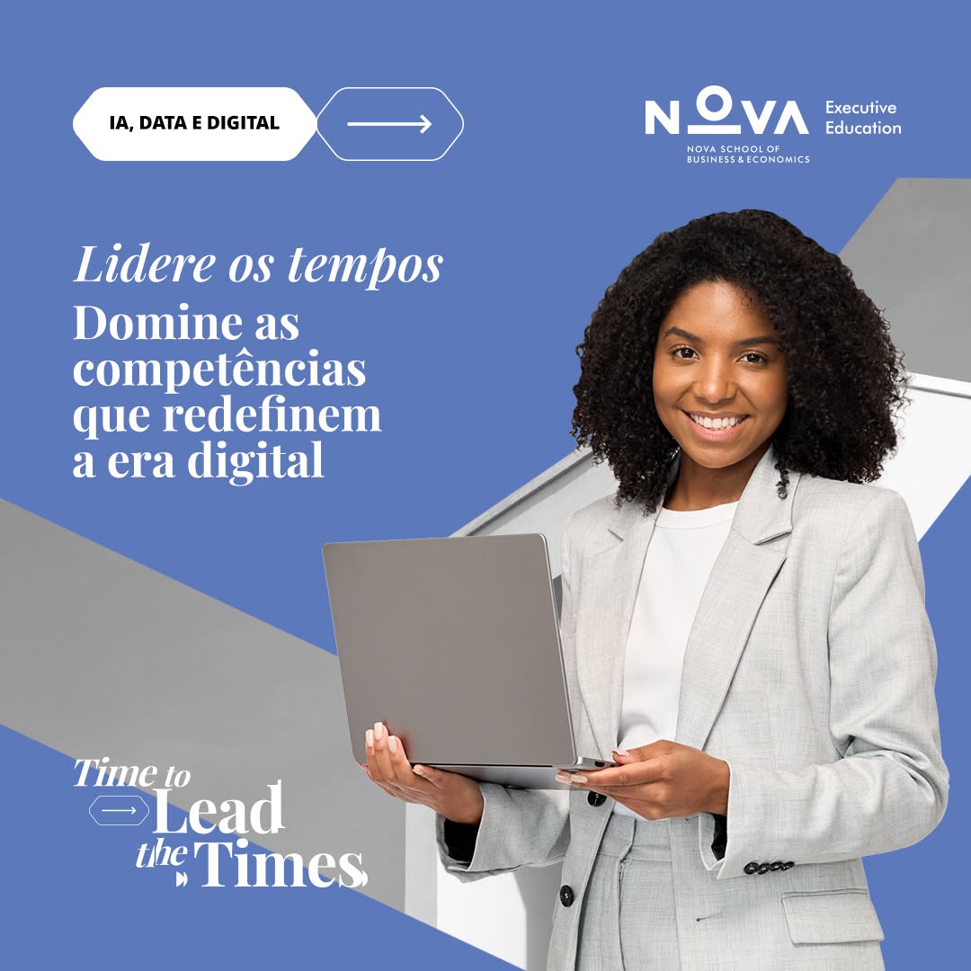 Nova SBE ExecutiveEd Facebook ad: Inteligência Artificial e Data