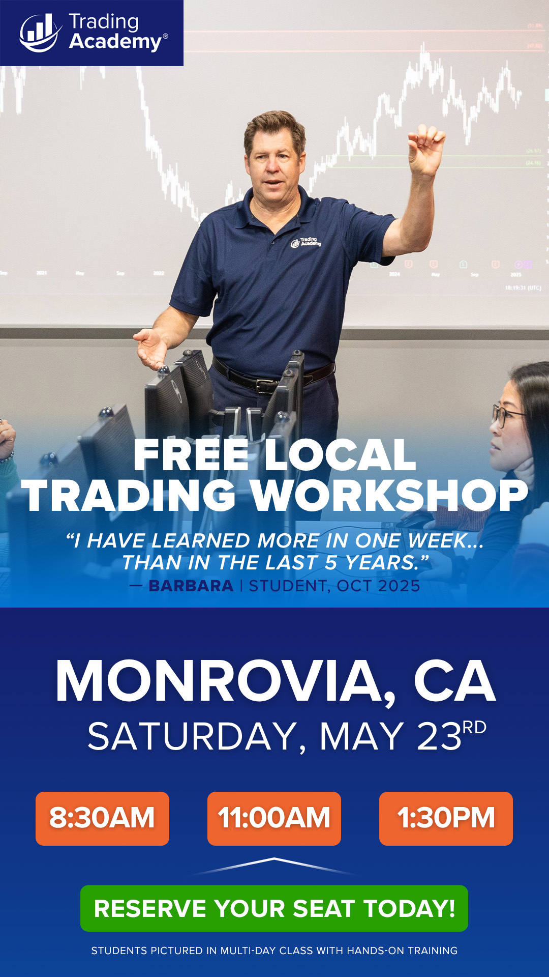 Trading Academy Facebook ad