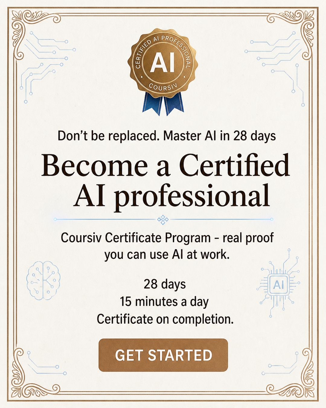 AI Essentials Facebook ad