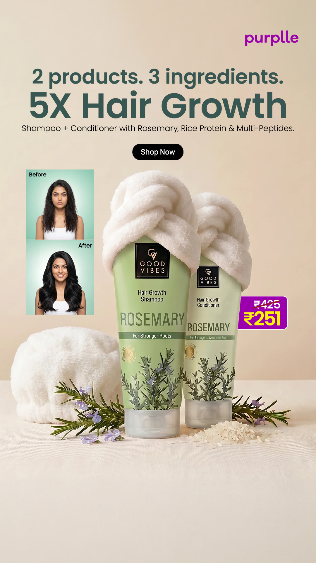 Purplle.com Facebook ad