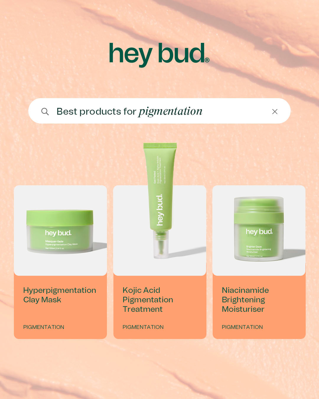 Hey Bud Skincare Facebook ad