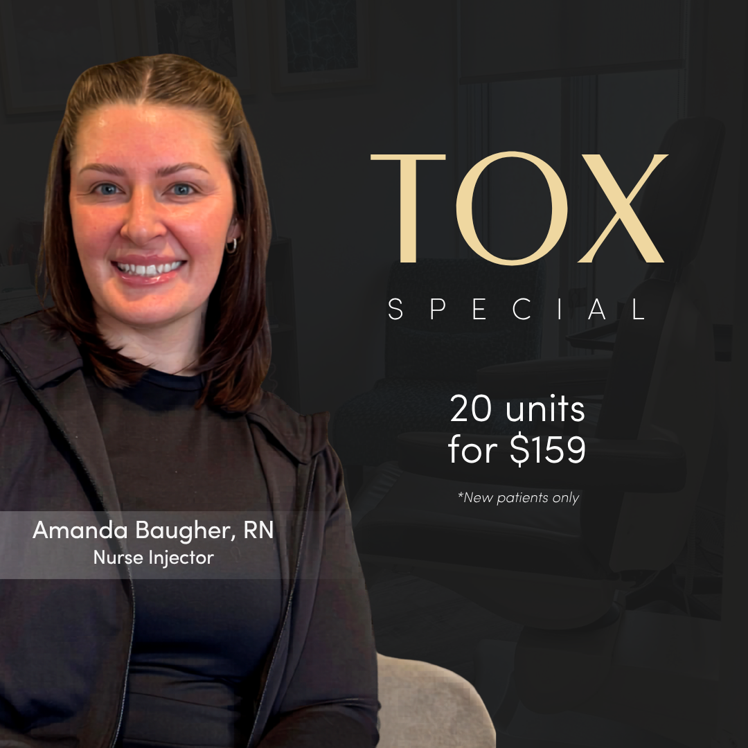 Aqua BodyLab Facebook ad: Botox Special, 20 Units for $159 at Aqua Body Lab, East…