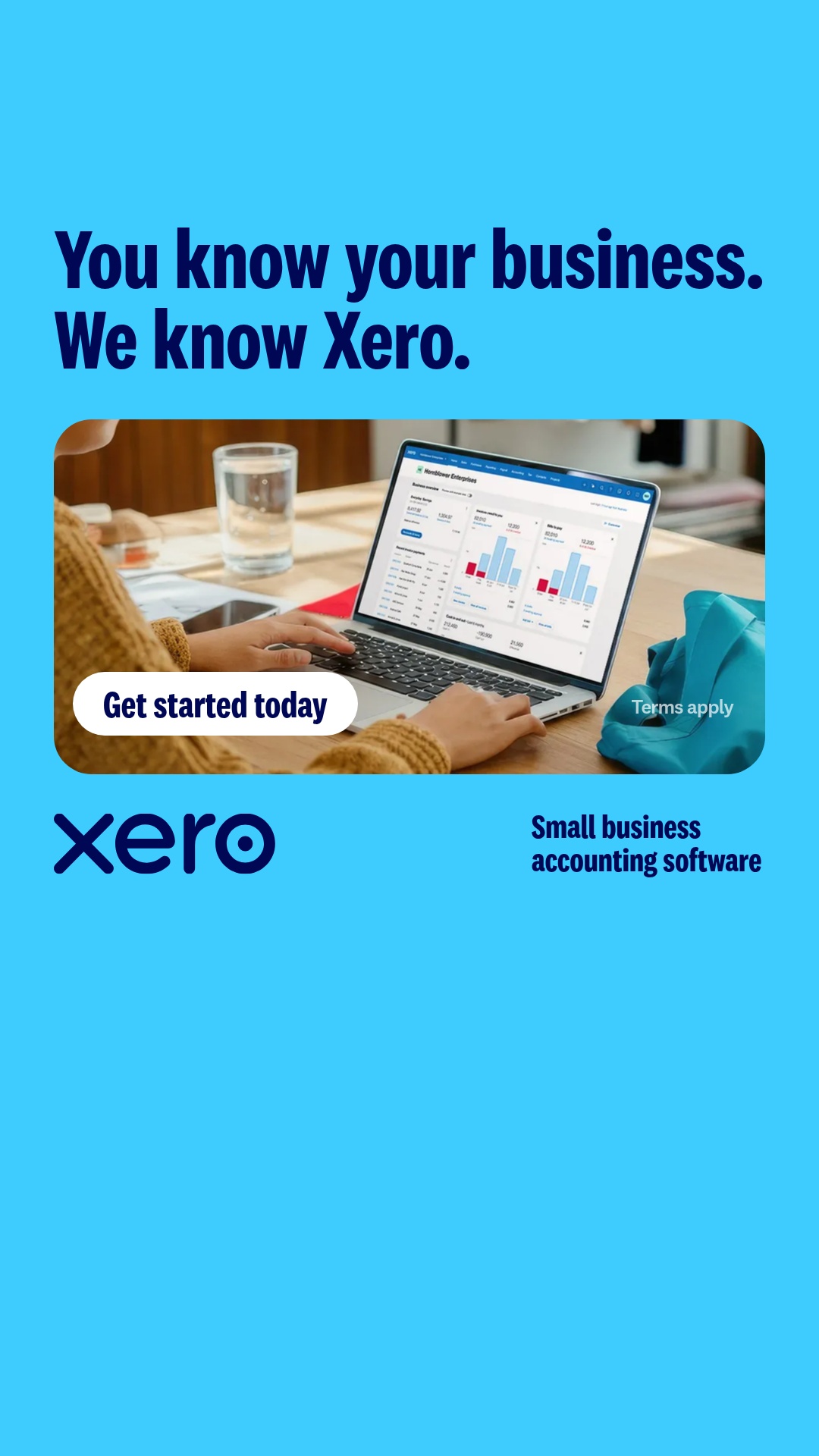 Xero Facebook ad