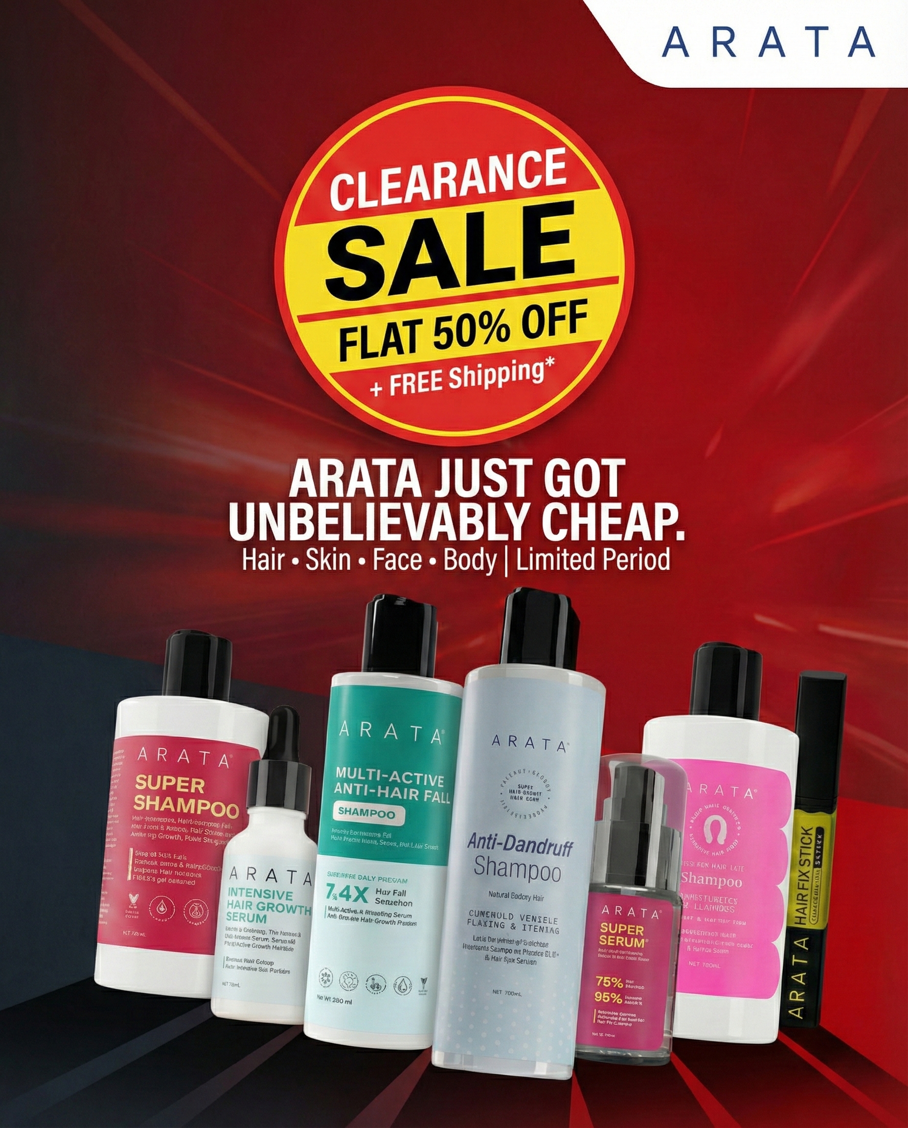 Arata Facebook ad