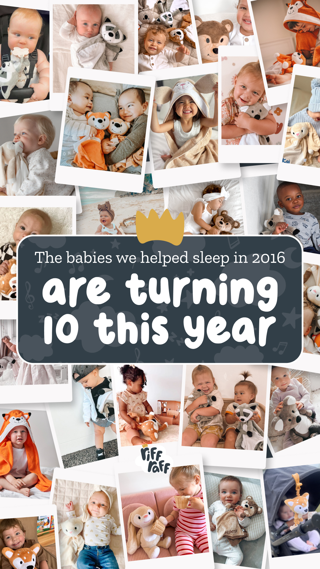 RIFF RAFF SLEEP TOYS Facebook ad