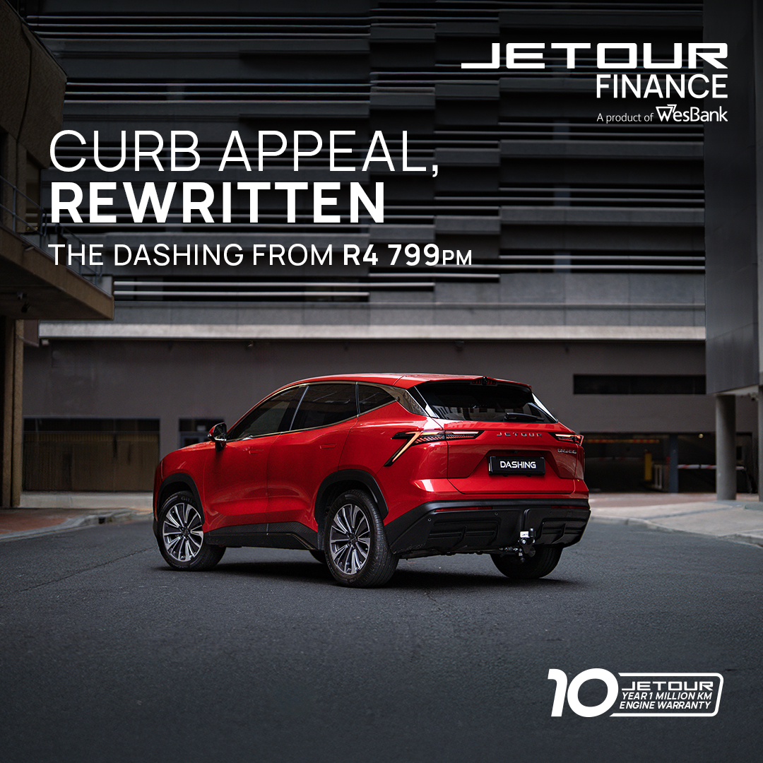 Jetour South Africa Facebook ad: Book A Test Drive