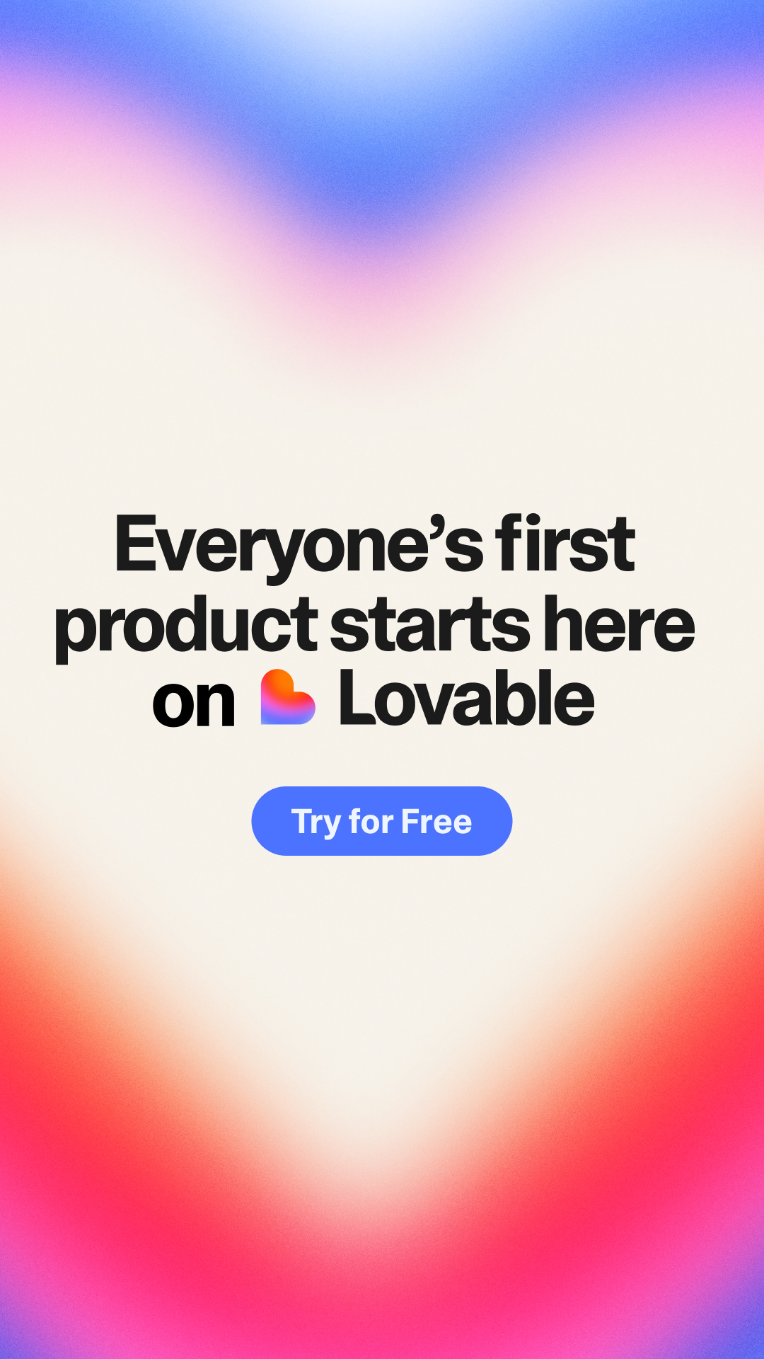 Lovable.dev Facebook ad