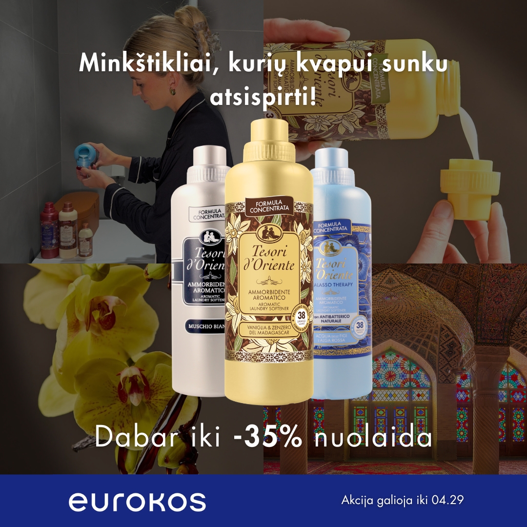 Tesori d'Oriente Lietuva Facebook ad from Apr 13, 2026