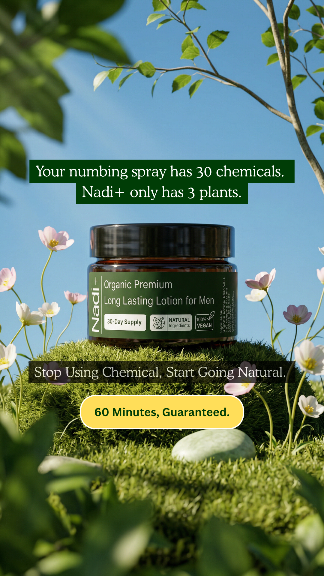 Nadi Health Facebook ad: Why Could Ancient Men Last 10x Longer Than Men Today?