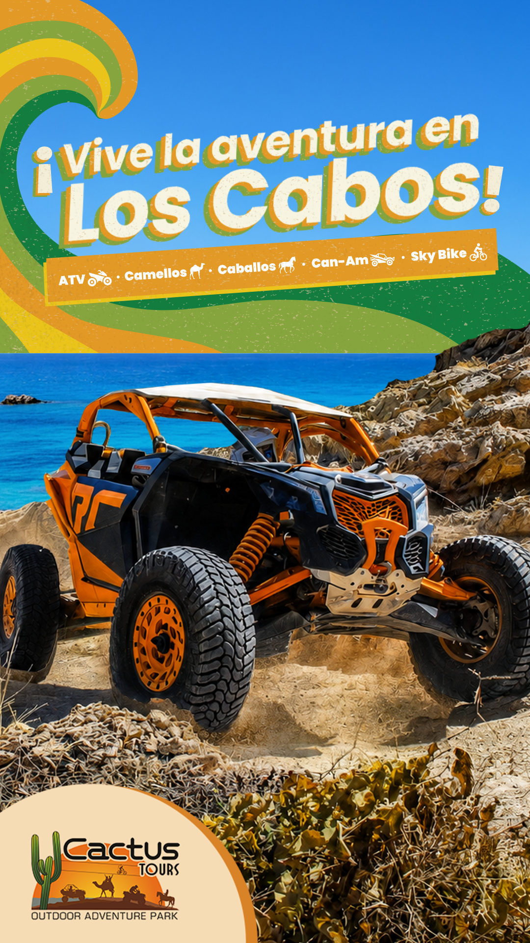 Cactus Tours Facebook ad from Jul 9, 2026
