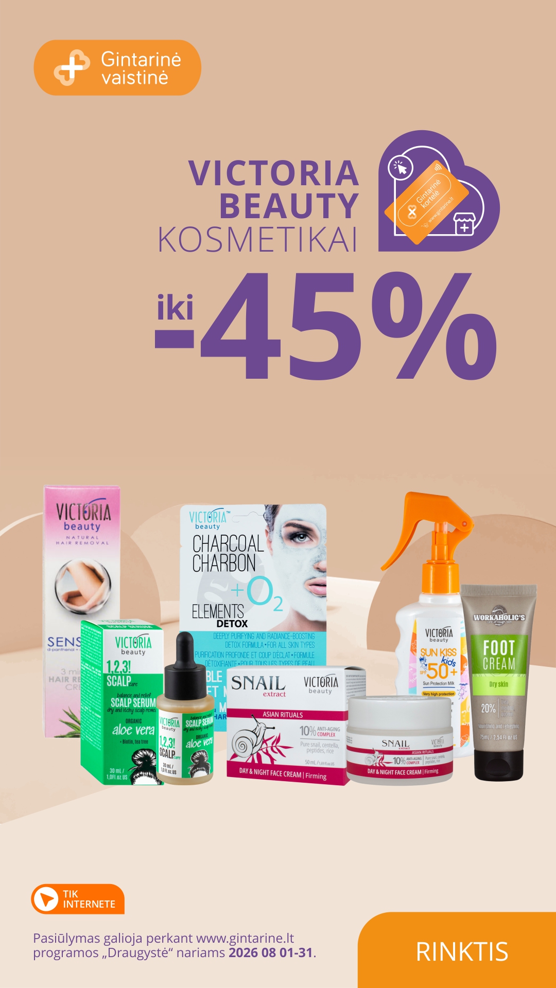 Gintarinė Vaistinė Facebook ad