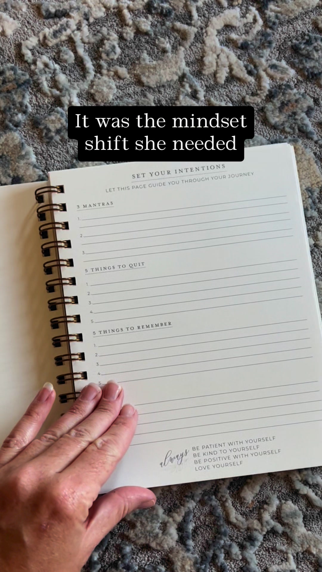 JSD Facebook ad: Heal & Grow: Mom-Approved Journal
