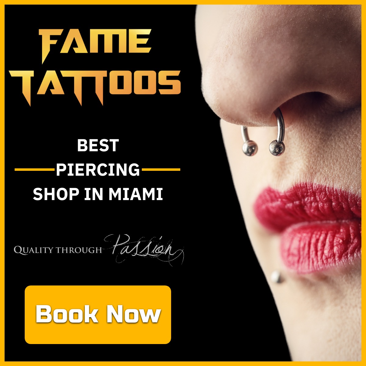 Fame Tattoos Facebook ad from Jul 16, 2025