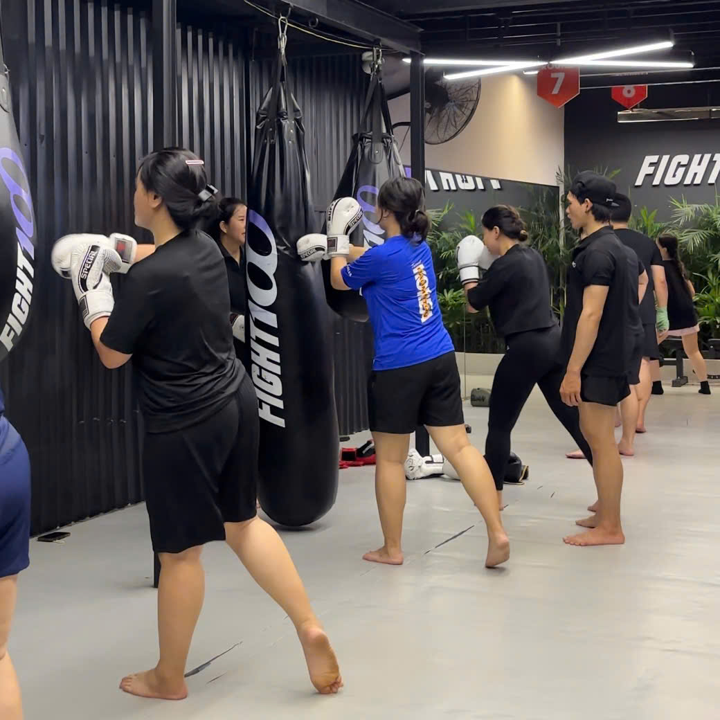 Fight100 Kickboxing - Quán Quân Giảm Mỡ Facebook ad